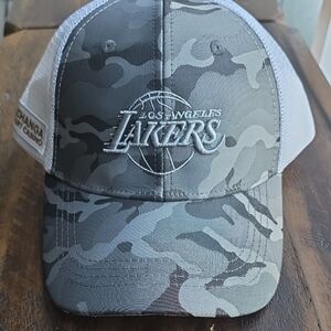 Camo Trucker Hat - Gray